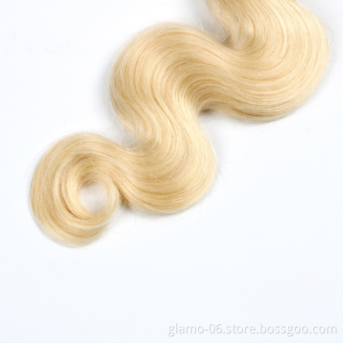 Weft Closure Frontal 613 Bundles And Lace Frontal Indian Hair Bundles From India Vendor